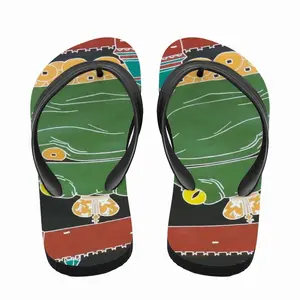 Men Tree Legged Toad Politics Political Animals Humour King Emperor Flip Flop Slippers