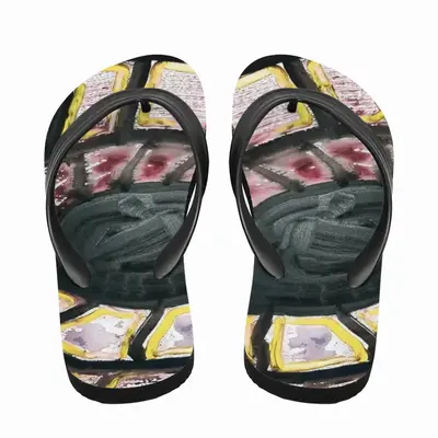 Men Web Eye Flip Flop Slippers