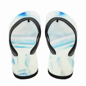 Men Blue House Flip Flop Slippers