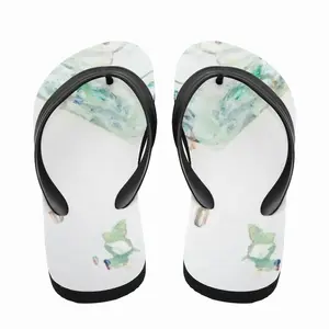 Men Structural Cracks Flip Flop Slippers