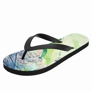 Men Plate Flip Flop Slippers