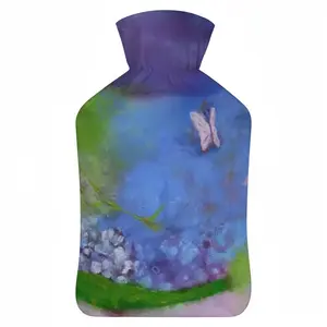 Purple Feather Hot Water Bag