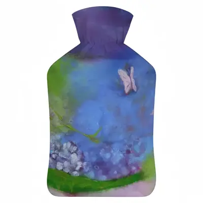 Purple Feather Hot Water Bag