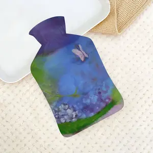 Purple Feather Hot Water Bag