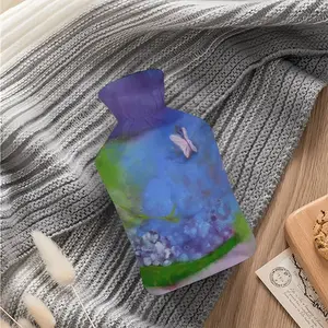 Purple Feather Hot Water Bag