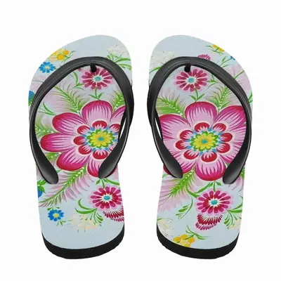 Men Flower Mandala Flip Flop Slippers