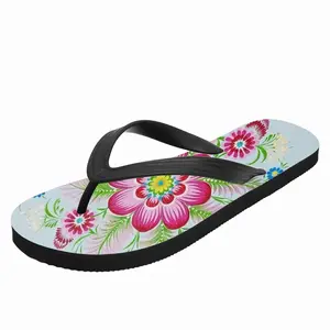 Men Flower Mandala Flip Flop Slippers