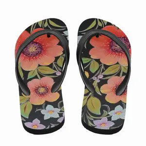 Men Spring Bouquet Flip Flop Slippers