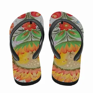 Men Easter Flower Flip Flop Slippers