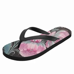 Men Pastel Flowers Flip Flop Slippers