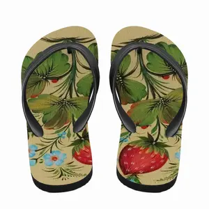 Men Strawberries Flip Flop Slippers