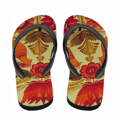 Men Flower In A Pot Flip Flop Slippers