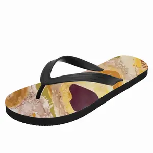 Men Barbary Ostrich Flip Flop Slippers