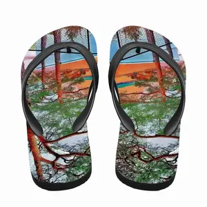 Men Deep Breath Flip Flop Slippers