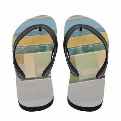 Men Yellow Carpet Flip Flop Slippers