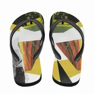 Men Singer Collage Flip Flop Slippers