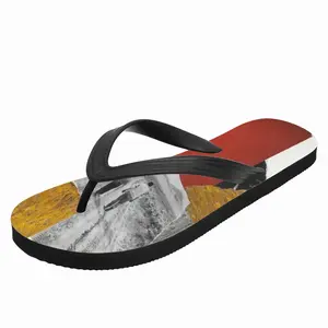 Men Go Into The Sunset Flip Flop Slippers