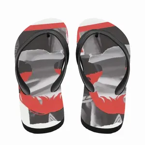 Men Red Flip Flop Slippers