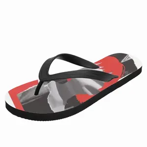 Men Red Flip Flop Slippers