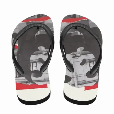 Men Wwf Panda Flip Flop Slippers