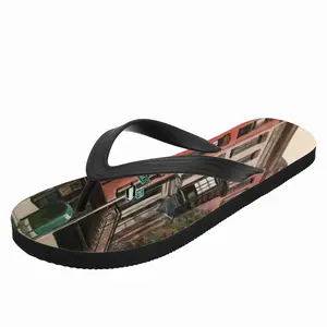 Men Brooklyn Heights Brownstones Flip Flop Slippers