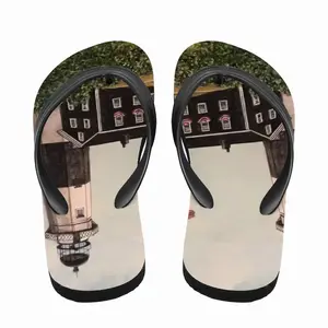 Men Montauk Point Lighthouse Flip Flop Slippers