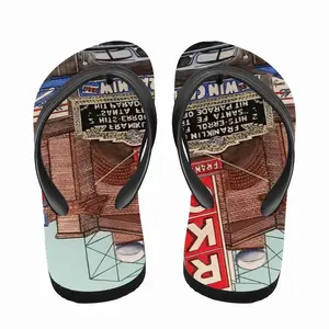 Men Rko Theater New York City Flip Flop Slippers