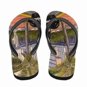 Men South Beach Florida Flip Flop Slippers