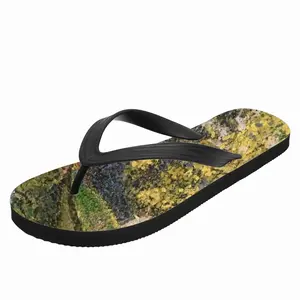 Men Lake With Fishing Pier Flip Flop Slippers