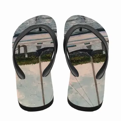 Men Sailboat South Florida Flip Flop Slippers