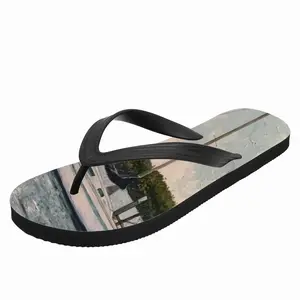 Men Sailboat South Florida Flip Flop Slippers