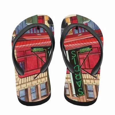 Men Sardis Restaurant New York City Flip Flop Slippers