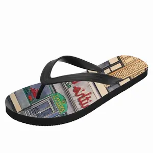 Men Smiths Bar New York City Flip Flop Slippers