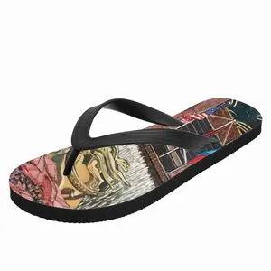 Men Rockefeller Center New York City Flip Flop Slippers