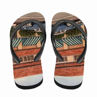 Men Lundys Of Sheepshead Bay New York City Flip Flop Slippers