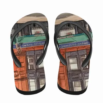 Men Greenwich Village New York City Flip Flop Slippers