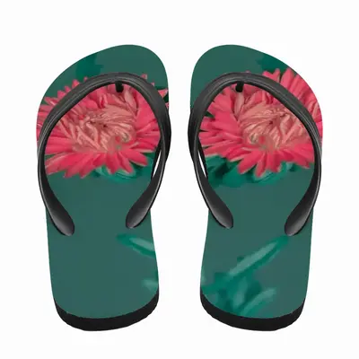 Men Flower#01 Flip Flop Slippers