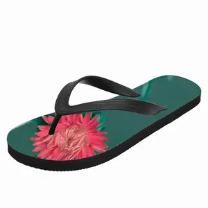 Men Flower#01 Flip Flop Slippers