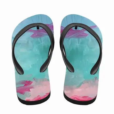 Men Falling Into The Day Flip Flop Slippers