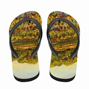 Men Overgrown Pond Flip Flop Slippers