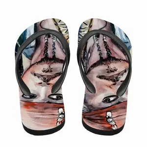 Men Johnny Depp Jack Sparrow Flip Flop Slippers