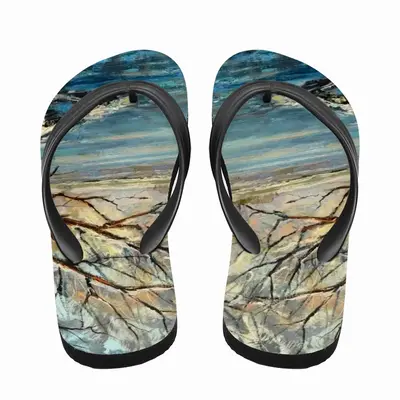 Men Winter Landscape Flip Flop Slippers