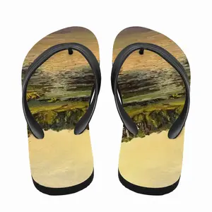 Men Countryside Pond Flip Flop Slippers