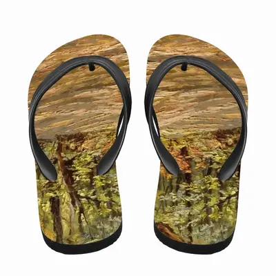 Men Famous Forest Trail Impasto Flip Flop Slippers