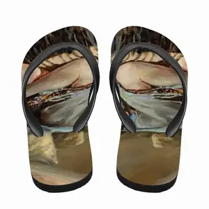 Men Nude Sleeping Lady Flip Flop Slippers