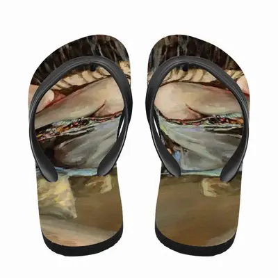 Men Nude Sleeping Lady Flip Flop Slippers