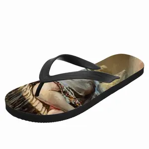 Men Nude Sleeping Lady Flip Flop Slippers