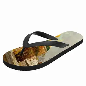 Men Russian Orthodox Church With Golden Domes Flip Flop Slippers