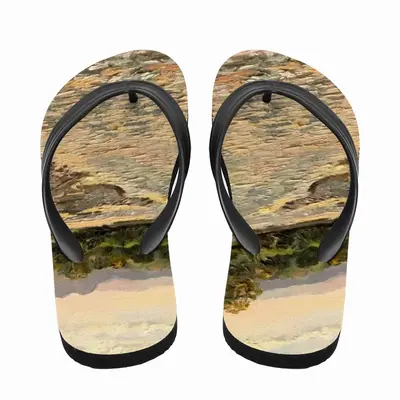 Men White River Landscape In The Morning Flip Flop Slippers