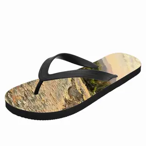 Men White River Landscape In The Morning Flip Flop Slippers